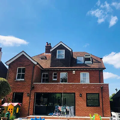 view of house extension